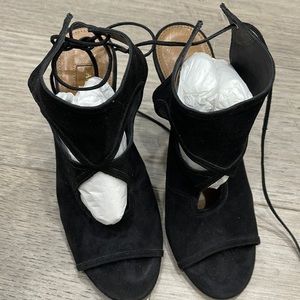 Aquazzura Black suede Sandal